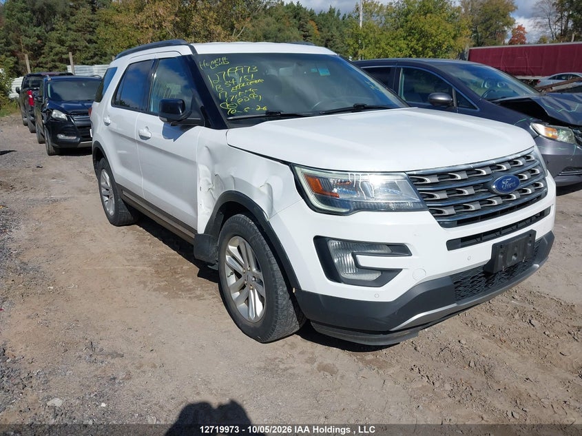 2017 Ford Explorer Xlt, Удар сзади, IAAI, VIN 1FM5K7D81HGB34751