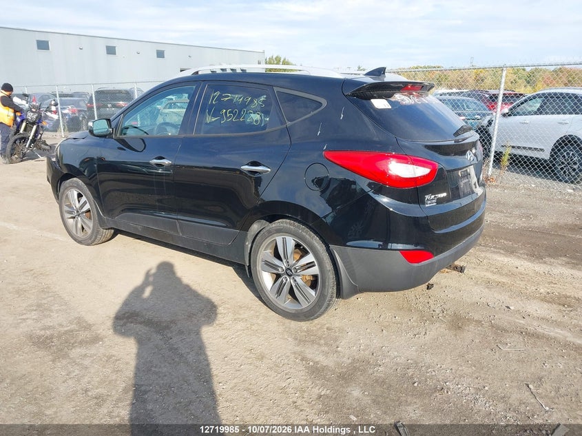 Vin: km8jucag6fu952228, lot: 3127007, hyundai tucson limited 20153