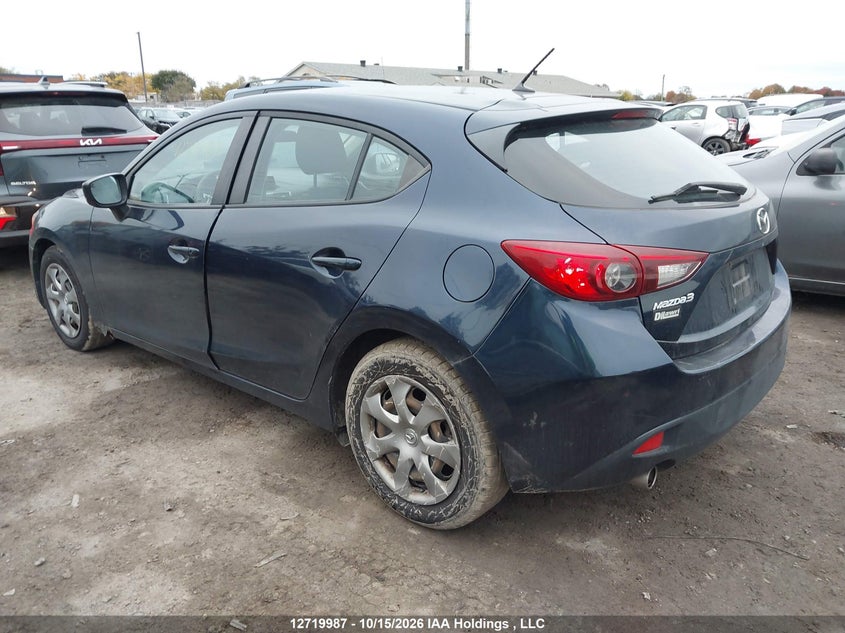 Vin: jm1bm1k70e1139740, lot: 3127009, mazda 3 sport 20143