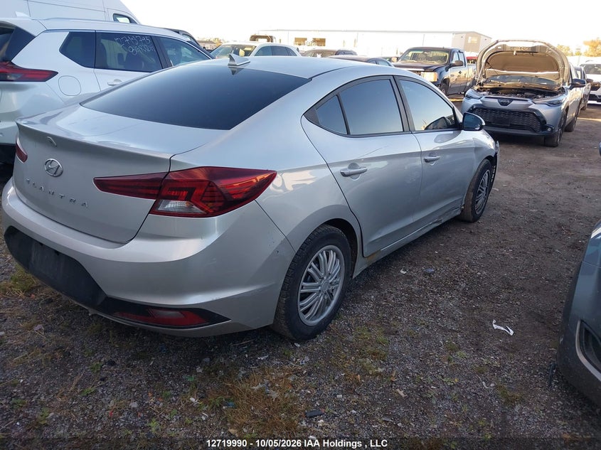 Vin: kmhd84lf4ku750056, lot: 3127012, hyundai elantra 20194