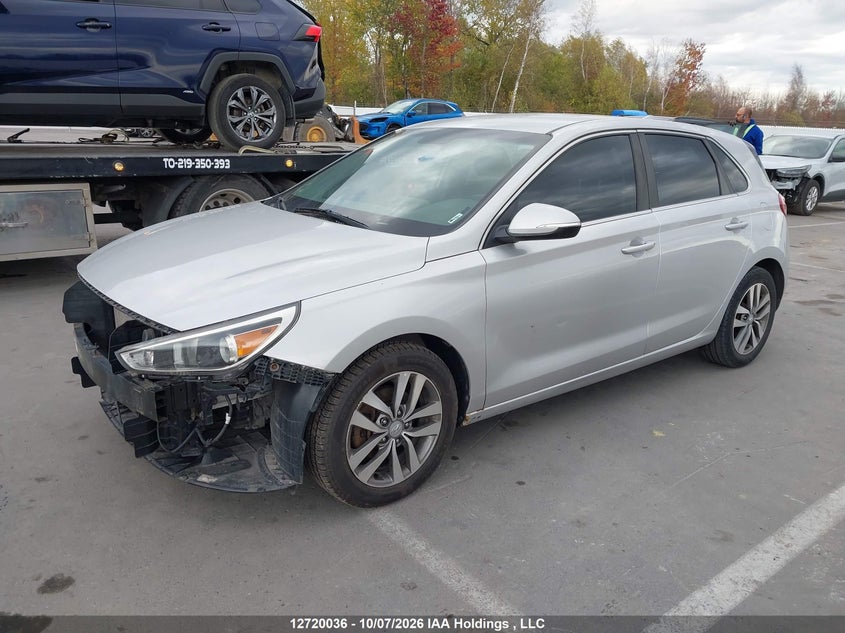Vin: kmhh35le4ju072307, lot: 3127058, hyundai elantra gt gl 20182