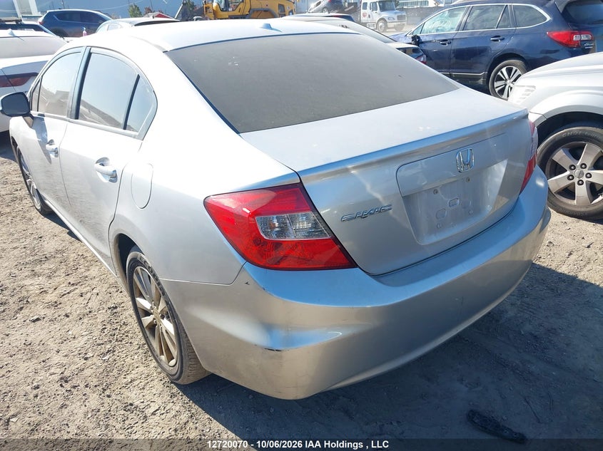 Vin: 2hgfb2f99ch117874, lot: 3127092, honda civic ex-l 20123