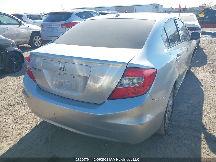 Vin: 2hgfb2f99ch117874, lot: 3127092, honda civic ex-l 20124