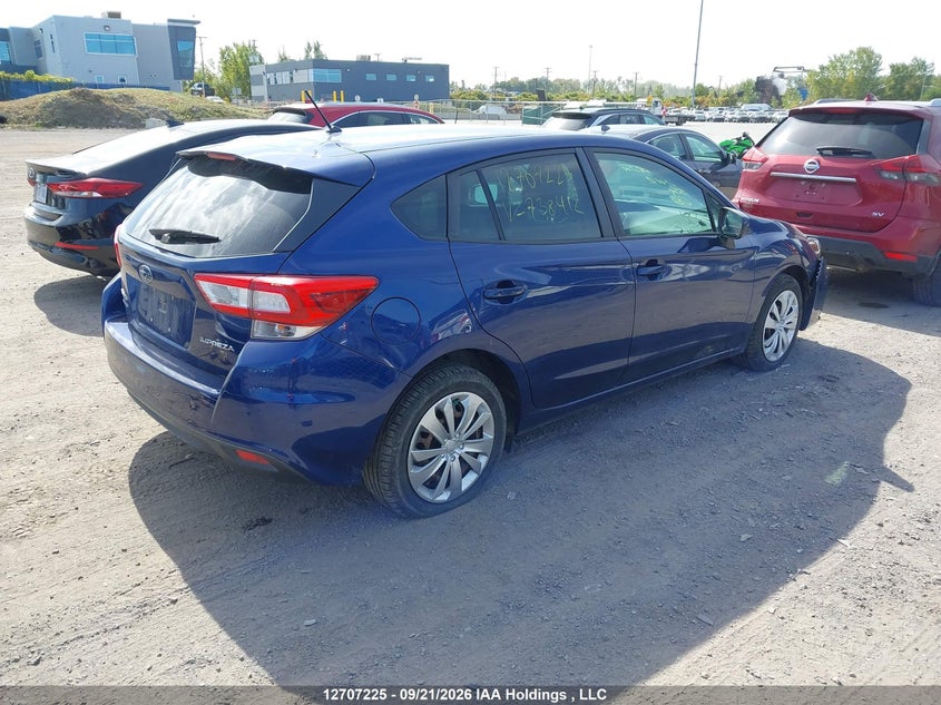 Vin: 4s3gtaa69j3738412, lot: 3127193, subaru impreza convenience 20184