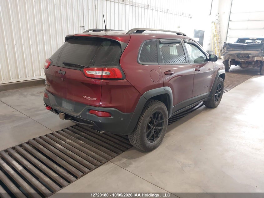 Vin: 1c4pjmbx8jd613782, lot: 3127220, jeep cherokee trailhawk 20184