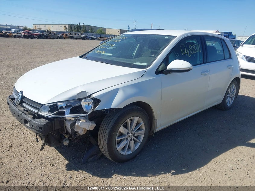 2015 Volkswagen Golf 1.8 Tsi Comfortline/1.8 Tsi Highline/1.8 Tsi Trendline, Удар спереди, IAAI, VIN 3VW217AU9FM103338 — фото 2