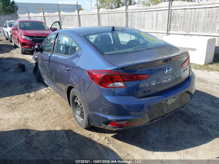 Vin: kmhd84lf4ku805735, lot: 3127404, hyundai elantra sel/value/limited 20193
