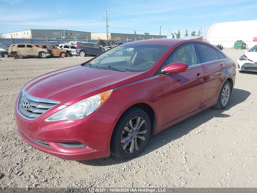 2011 Hyundai Sonata Gl, Right Side, IAAI, VIN 5NPEB4AC8BH018543 — photo 2