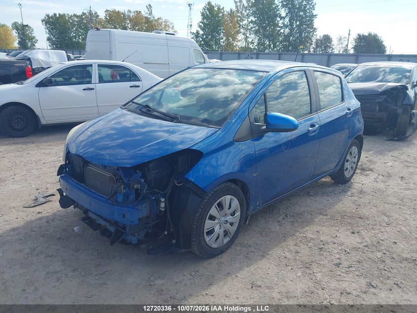 Vin: jtdktud37cd515599, lot: 3127420, toyota yaris le 20122