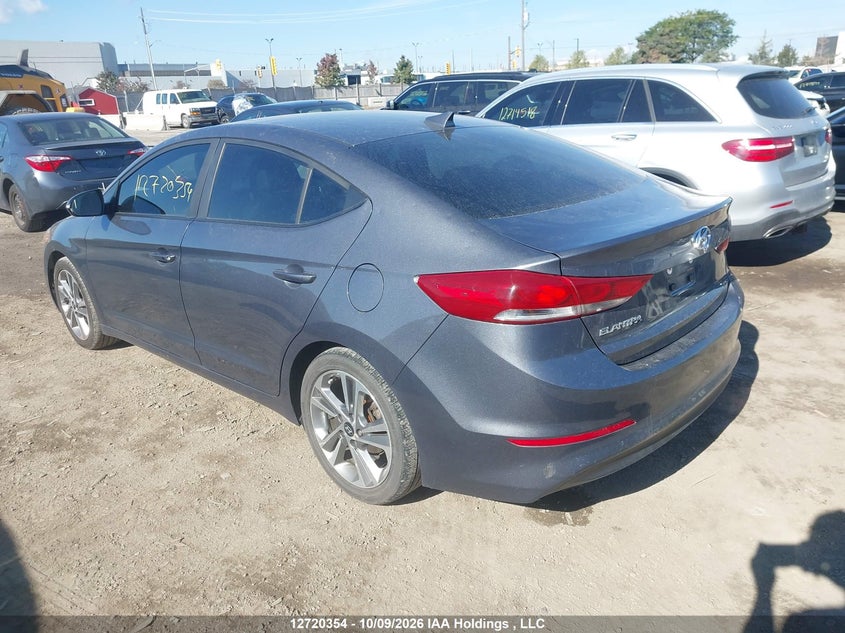 Vin: kmhd84lfxju580316, lot: 3127438, hyundai elantra sel/value/limited 20183