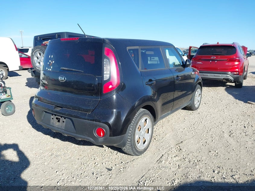 Vin: kndjn2a22h7433467, lot: 3127445, kia soul lx 20174
