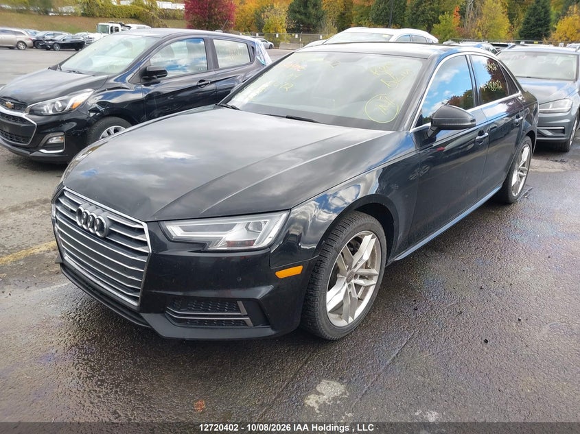 2018 Audi A4 2.0T Progressiv, Front, IAAI, VIN WAUBNAF48JA088072 — photo 2