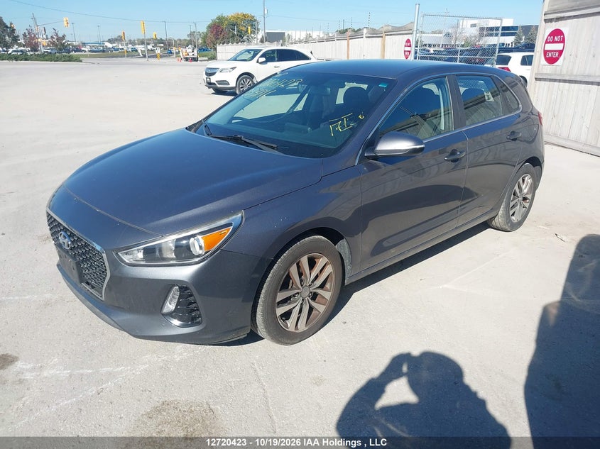 Vin: kmhh35le2ju033716, lot: 3127508, hyundai elantra gt gl 20182