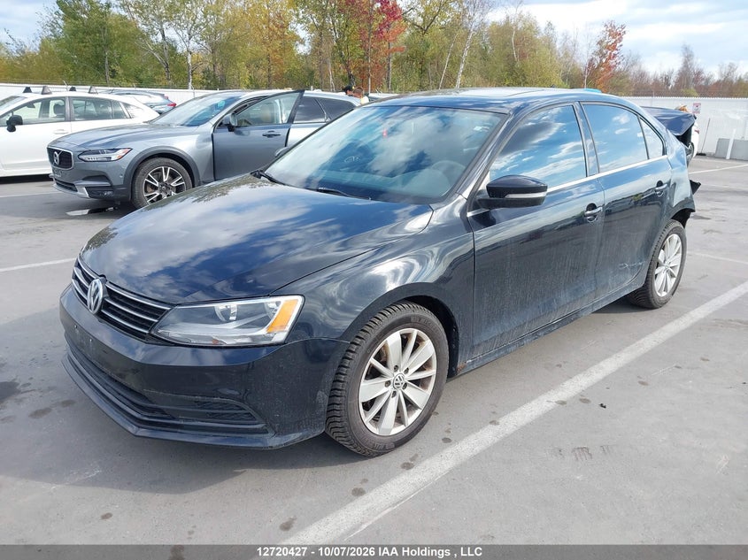 Vin: 3vw2k7aj2fm303898, lot: 3127512, volkswagen jetta sedan 20152