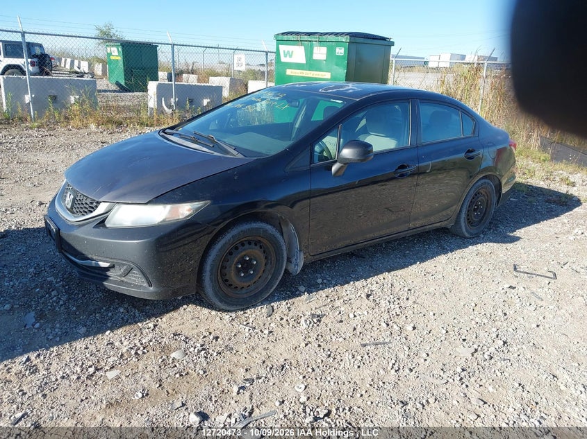 Vin: 2hgfb2f44dh016358, lot: 3127558, honda civic lx 20132