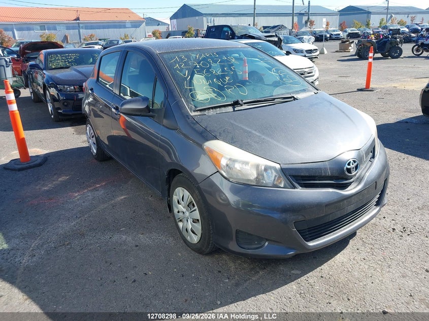 Vin: jtdktud37dd568255, lot: 3127603, toyota yaris le 20131