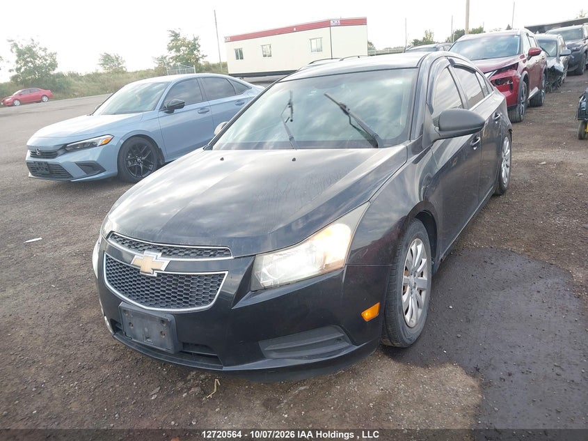 2011 Chevrolet Cruze Ls, Rear, IAAI, VIN 1G1PA5SH8B7266770 — photo 2