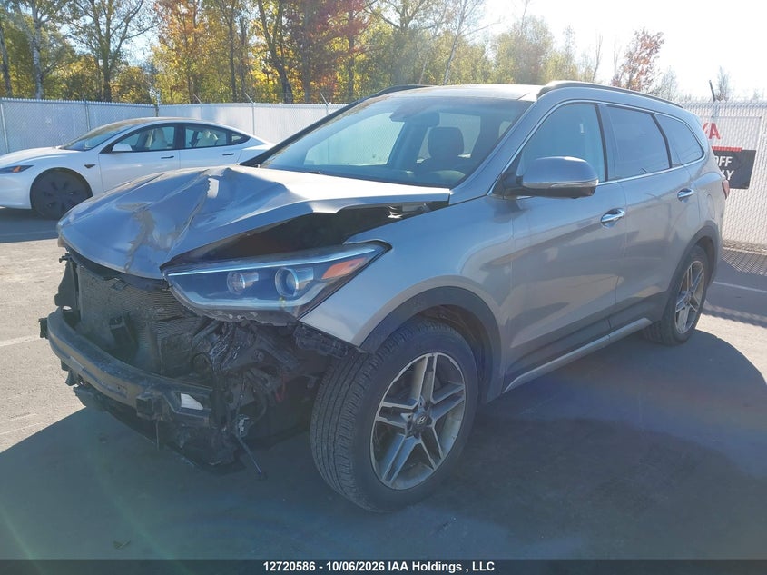 2017 Hyundai Santa Fe Se/Limited, Front, IAAI, VIN KM8SNDHF4HU173143 — photo 2