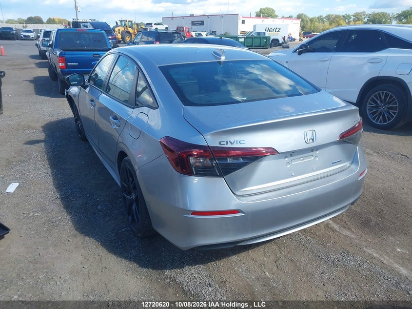 Vin: 2hgfe4f84sh013737, lot: 3127729, honda civic sport hybrid/sport touring hybrid 20253