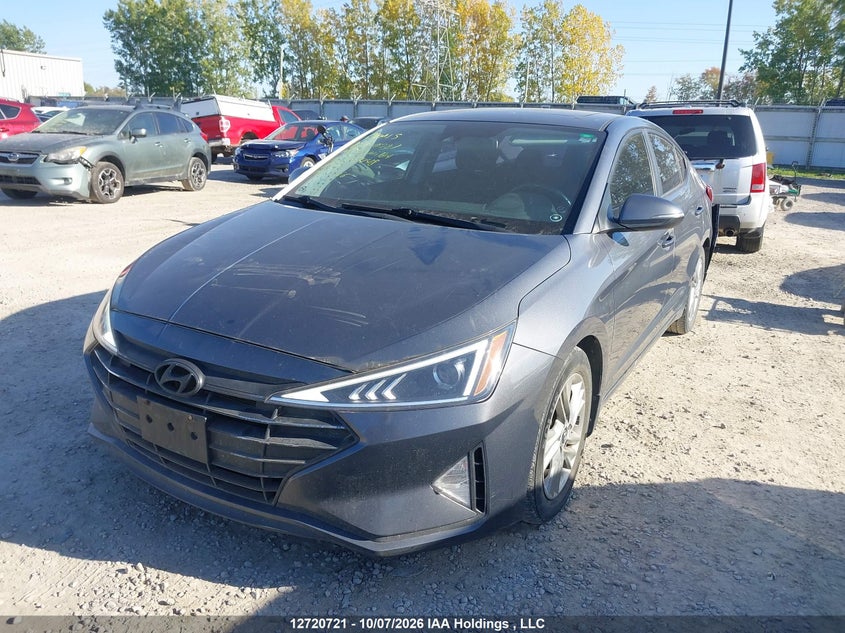 Vin: kmhd84lf1ku805448, lot: 3127836, hyundai elantra preferred 20192