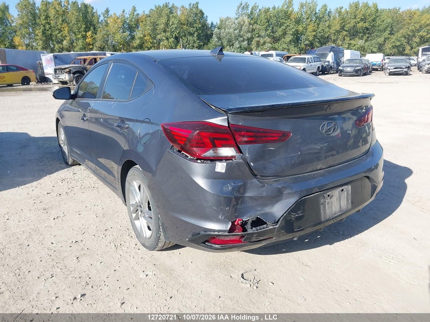 Vin: kmhd84lf1ku805448, lot: 3127836, hyundai elantra preferred 20193