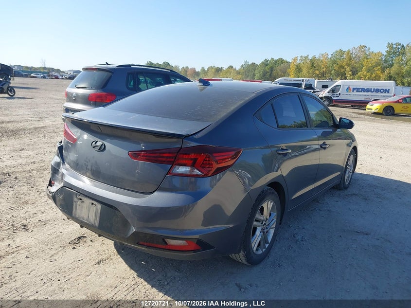 Vin: kmhd84lf1ku805448, lot: 3127836, hyundai elantra preferred 20194
