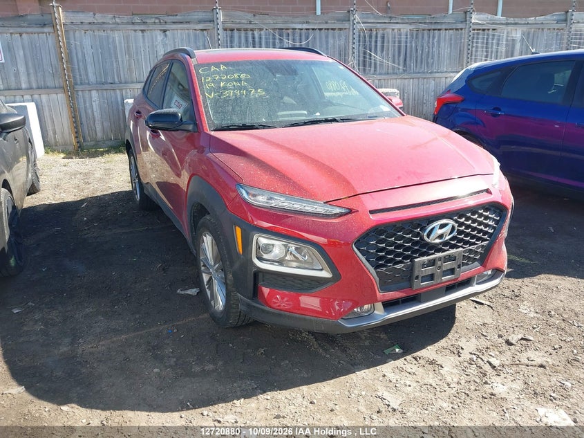2019 Hyundai Kona Sel/Tech, Лівий перед, IAAI, VIN KM8K6CAA9KU394475