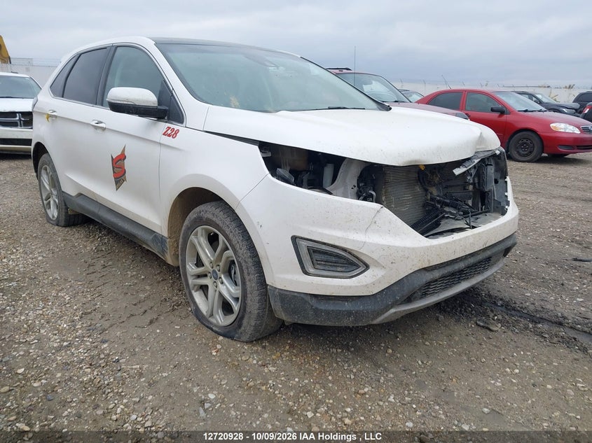 Vin: 2fmpk4k92jbc48421, lot: 3128052, ford edge titanium 20181