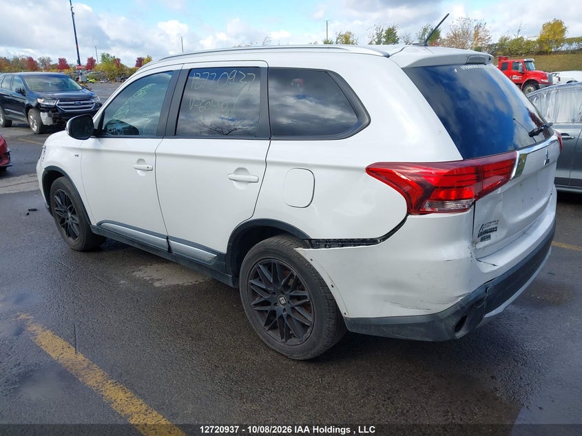 Vin: ja4jz3ax2gz605421, lot: 3128061, mitsubishi outlander se 20163