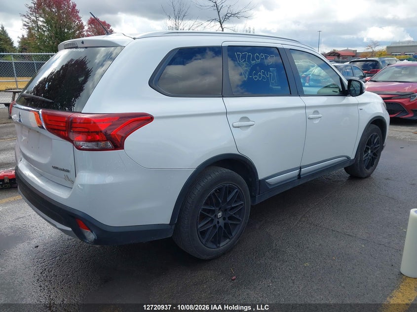 Vin: ja4jz3ax2gz605421, lot: 3128061, mitsubishi outlander se 20164