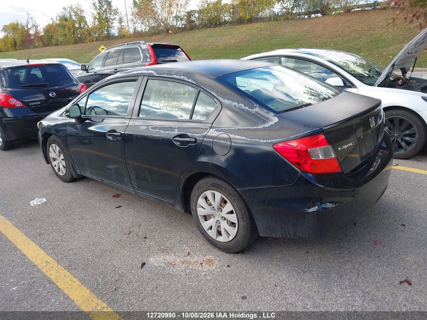 Vin: 2hgfb2e48ch018114, lot: 3128115, honda civic 20123