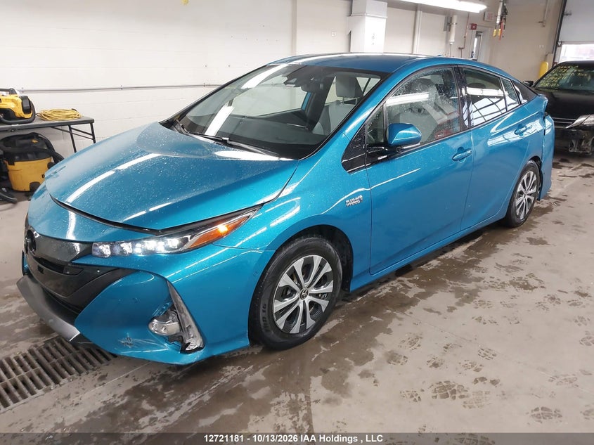Vin: jtdkarfp5l3124220, lot: 3128311, toyota prius prime upgrade 20202