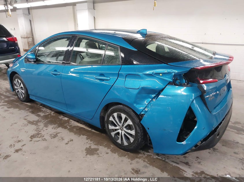 Vin: jtdkarfp5l3124220, lot: 3128311, toyota prius prime upgrade 20203