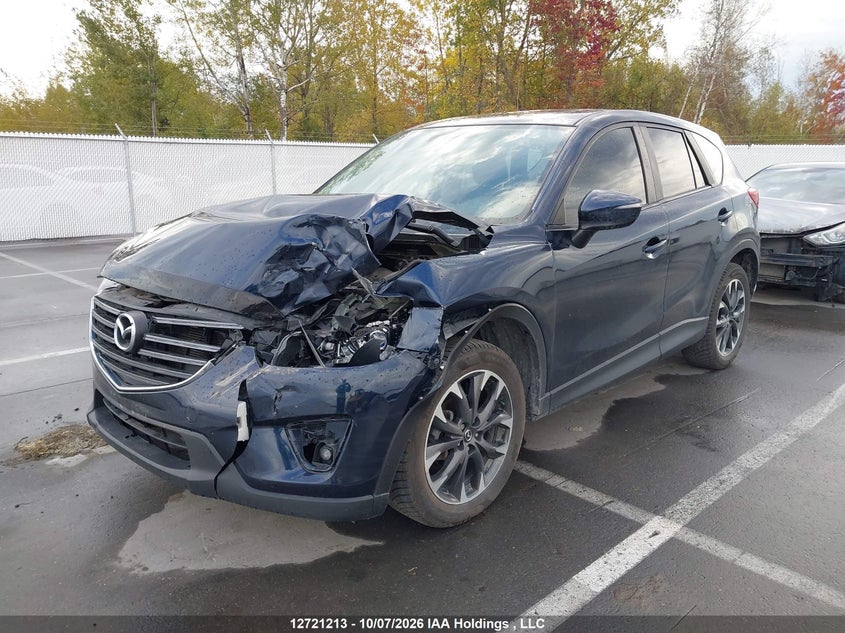 2016 Mazda Cx-5, Front, IAAI, VIN JM3KE4DY7G0780808 — photo 2