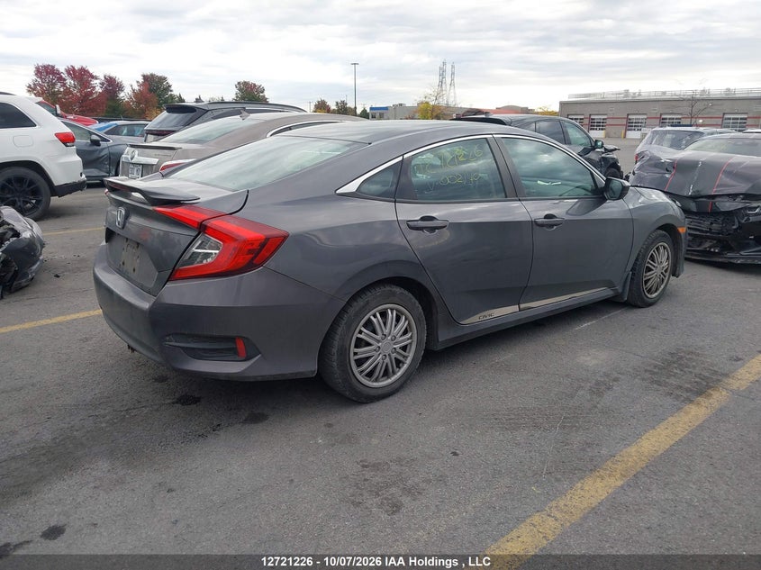 Vin: 2hgfc2f60gh002170, lot: 3128356, honda civic lx 20164
