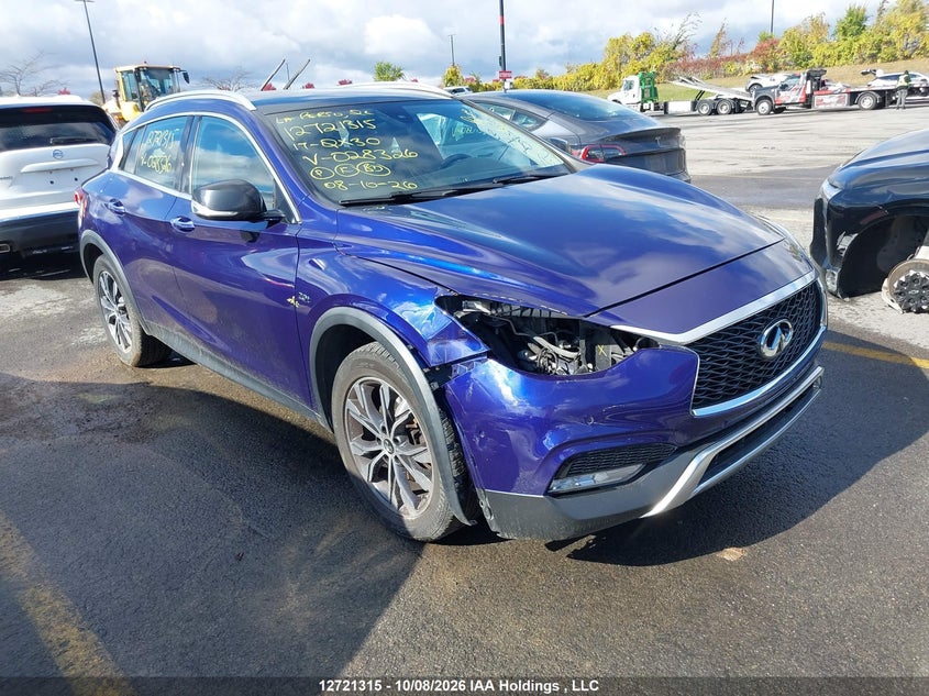2017 Infiniti Qx30 Luxury/Premium/Sport, Front, IAAI, VIN SJKCH5CR3HA028326