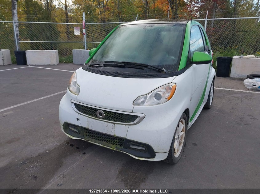2014 Smart Fortwo Electric Drive Passion, Благотворительность, IAAI, VIN WMEEJ9AA0EK780917 — фото 2