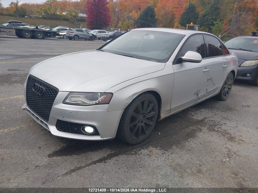 2009 Audi A4 2.0T Standard, Front, IAAI, VIN WAULF68K79N062478 — photo 2