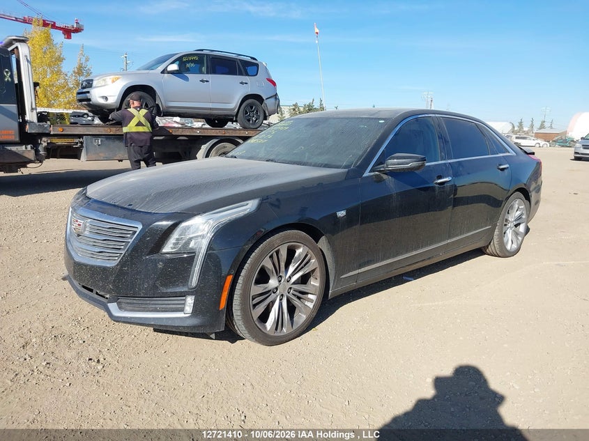 2016 Cadillac Ct6 3.0L Twin Turbo Platinum, Rear, IAAI, VIN 1G6KK5R66GU147789 — photo 2