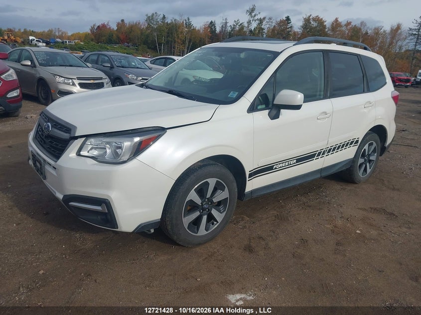 Vin: jf2sjemc3jh416958, lot: 3128561, subaru forester 2.5i touring 20182