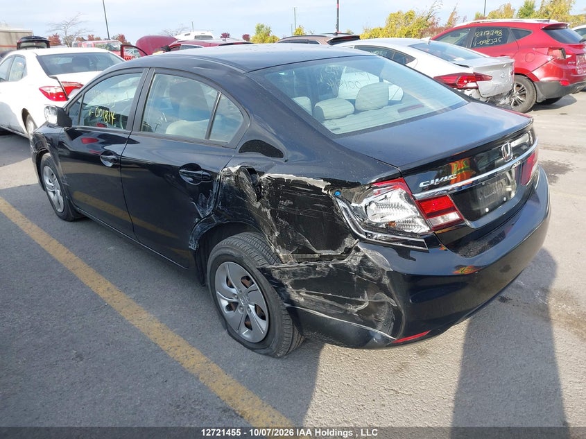 Vin: 2hgfb2f44eh001814, lot: 3128588, honda civic lx 20143
