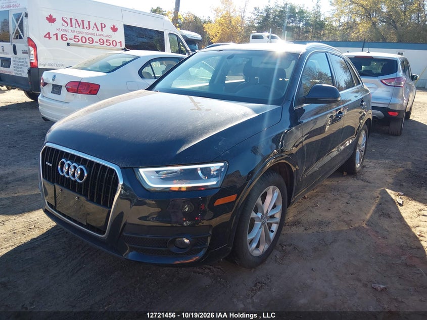 2015 Audi Q3 Prestige, Правый зад, IAAI, VIN WA1GFEFS1FR004866 — фото 2