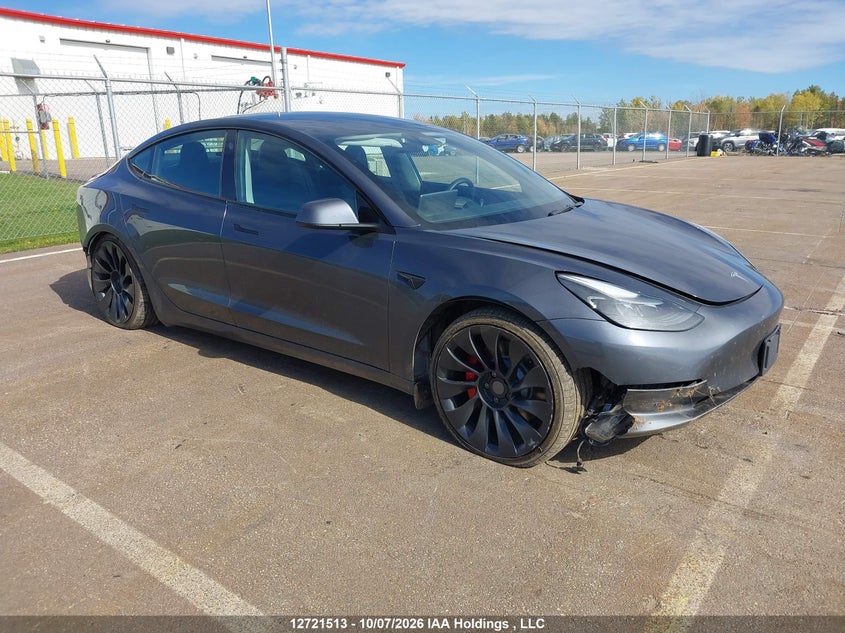 Vin: 5yj3e1ec3nf243835, lot: 3128646, tesla model 3 performance 2022 img_1