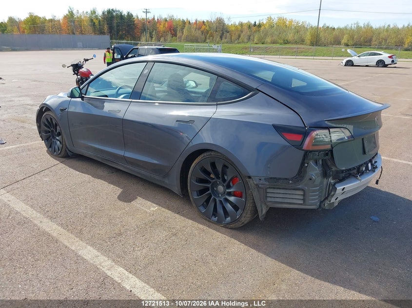 Vin: 5yj3e1ec3nf243835, lot: 3128646, tesla model 3 performance 20223