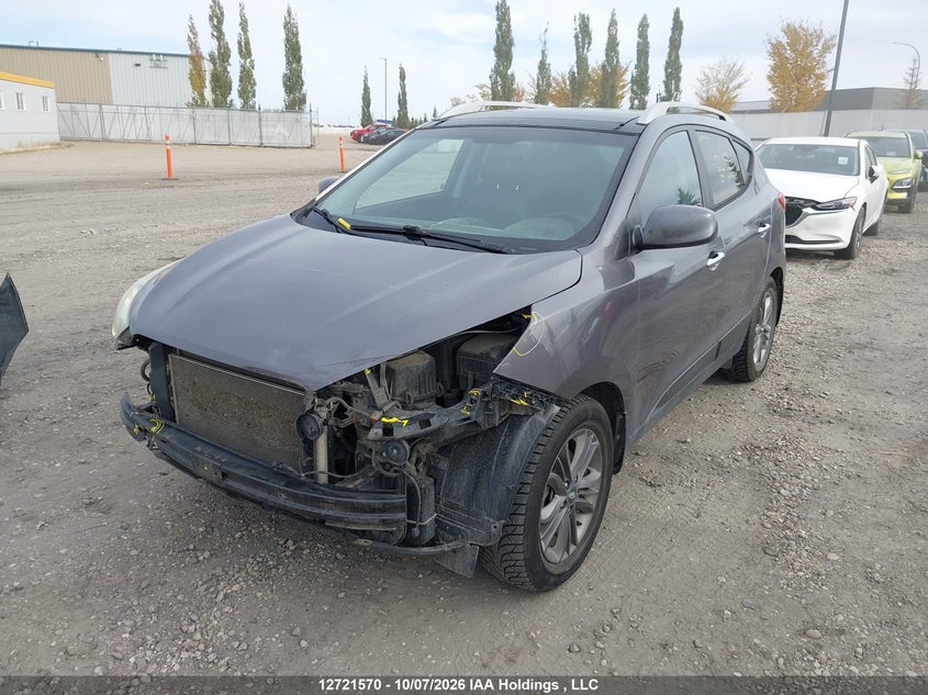 2015 Hyundai Tucson Gls, Front, IAAI, VIN KM8JUCAG0FU980350 — photo 2