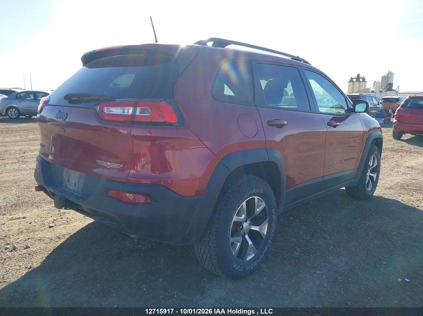 Vin: 1c4pjmbsxhd225516, lot: 3128766, jeep cherokee trailhawk 20174