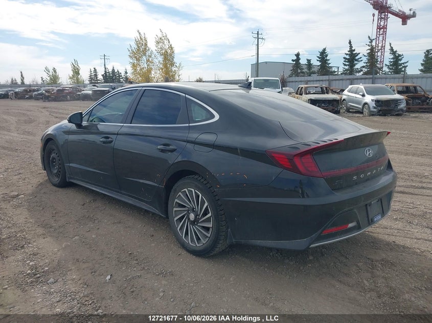 Vin: kmhl34jj2ma032320, lot: 3128850, hyundai sonata hybrid ultimate 20213