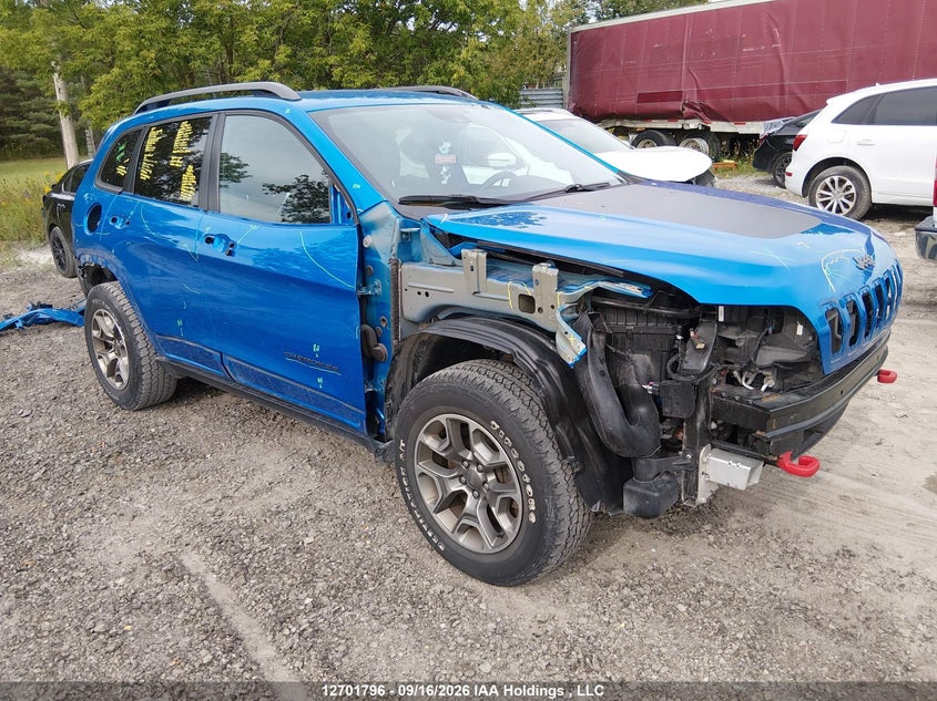 2021 Jeep Cherokee Trailhawk, Всё, IAAI, VIN 1C4PJMBX7MD193758