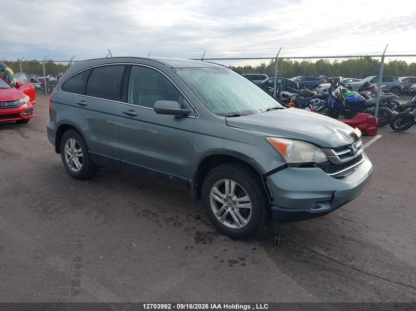 2011 Honda Cr-V Ex, Front, IAAI, VIN 5J6RE3H50BL801565