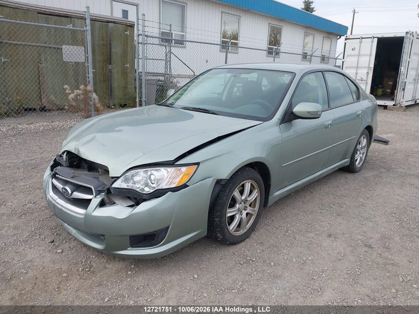 2009 Subaru Legacy 2.5I, Front, IAAI, VIN 4S3BL616497212815 — photo 2